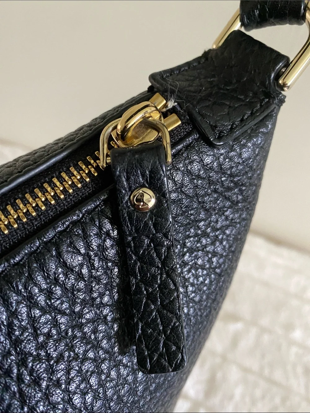 Kate Spade New York Prospect Place Kaia Hobo-Style Shoulder Bag in Black - Picture 6 of 17